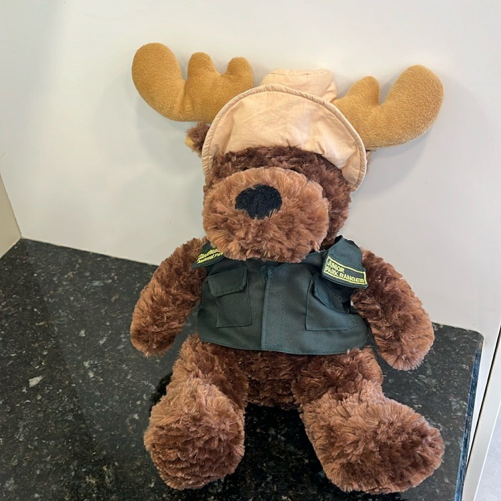 Yellowstone National Park Plush Stuffed Animal Junior Park Ranger Moose New 13in